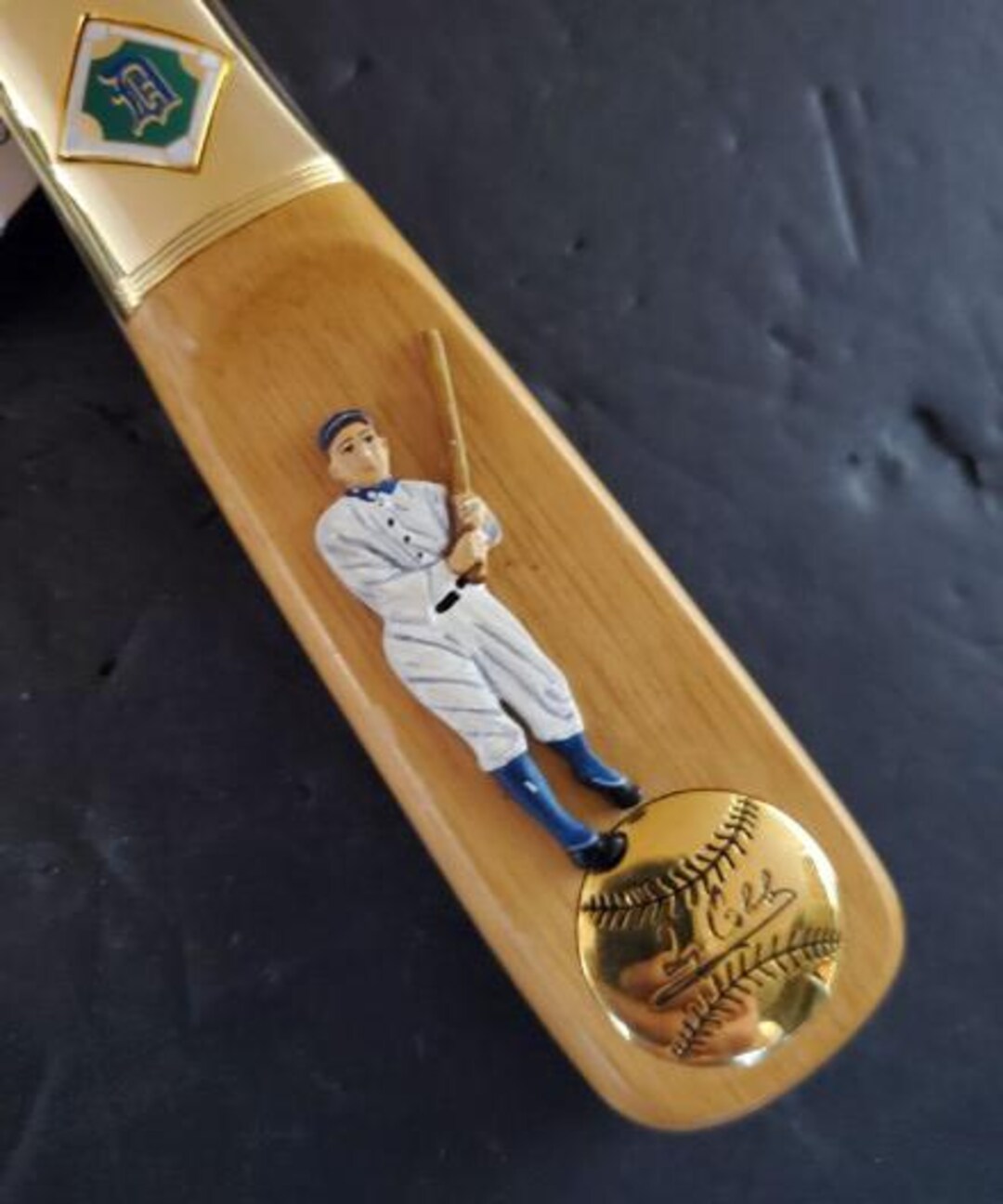 小*史様 US高級ブッチャーナイフ包丁1722★ジビエ/皮剥ぎ★鏡面★銀合金リベ Ty Cobb Collectors Knife by the Franklin Mint (N1973) - Etsy