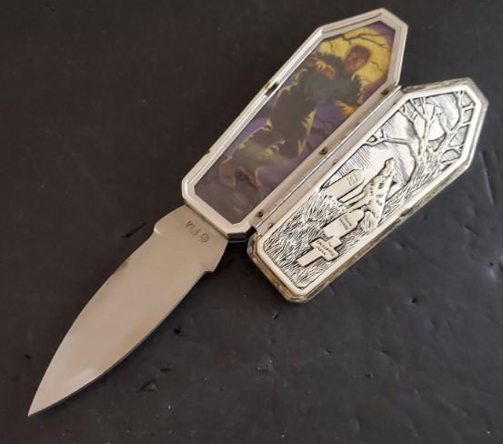 The Wolfman Classic Horror Movie Collectors Pocket Knife (N1996
