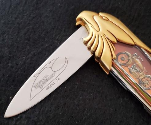 Harley-davidson 1929 74ci Collector's Knife by the Franklin Mint