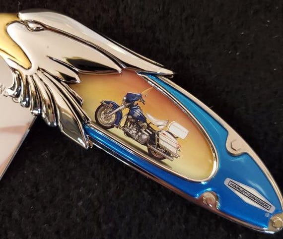 Harley-davidson 1973 Electraglide Shovelhead Collector's Knife by