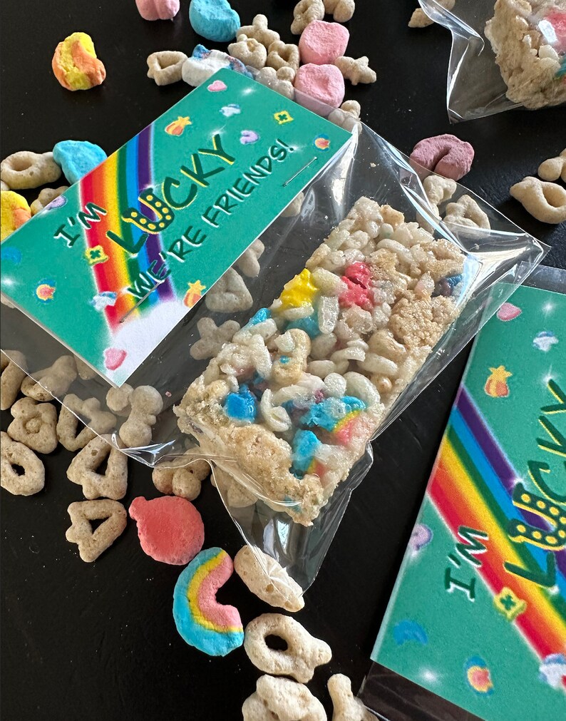Lucky We're Friends Printable Lucky Charms Cereal - Etsy