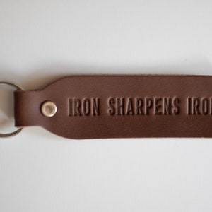 Iron Sharpens Iron Key Fob