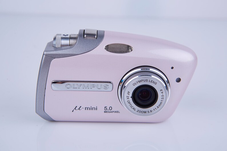 Olympus Mju mini DIGITAL S 5MP 2X Zoom Compact Digital Camera. Vintage Digital Camera. Working Digital Camera. Tested. Boxed. Rare Color. image 3