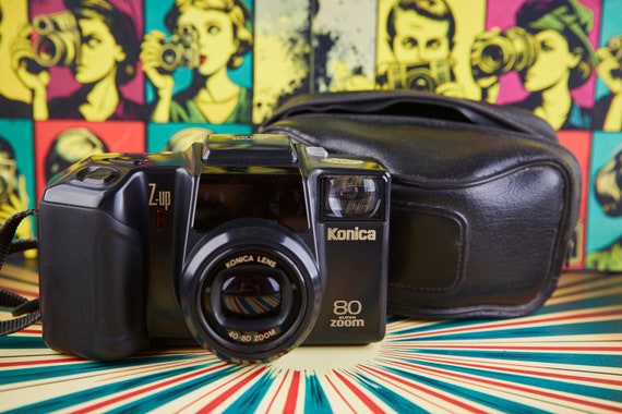 Vintage Konica Z-up 80 Super Zoom Film Camera With Case - Etsy