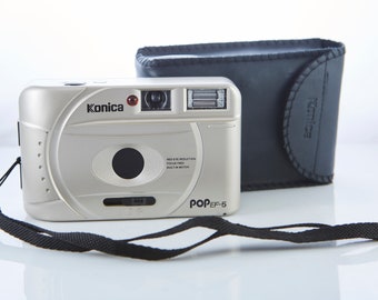 DX System Konica Top's Red/with Battery / Compact 35mm / Konica