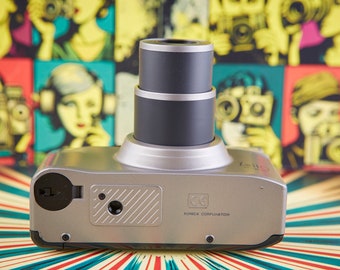 コニカ Z-up 110 スーパー：35mmコンパクトフィルムカメラ（ケース付き