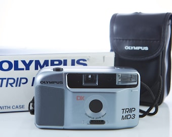 Olympus Trip MD3 Film Camera: Point and Shoot, with Case