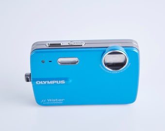 Olympus Mju 550WP 10MP 3X Zoom  Compact Digital Camera. Vintage Digital Camera. Working Digital Camera. Tested.