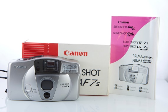 Canon Sure Shot Af-7s: 35mm Point and Shoot Film Camera - Etsy Israel