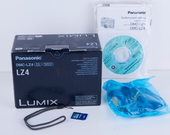 Vintage Panasonic Lumix DMC-LZ4: 5MP Compact Digital Camera (boxed