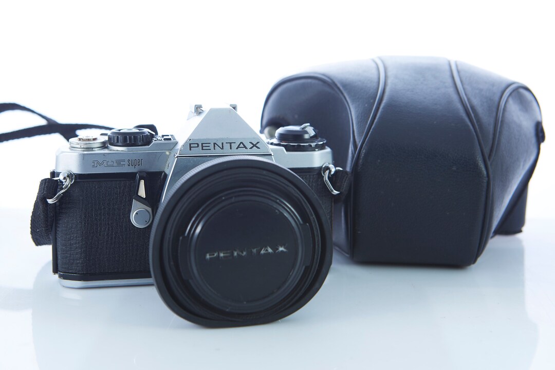 Pentax ME Super. Film Camera Pentax. SLR Camera Pentax. Lens Pentax 11.7 50mm. Working Film