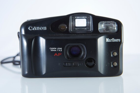 Canon Sure Shot Owl：35mmコンパクトフィルムカメラ - マルボロ