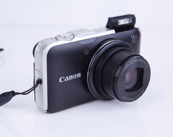 Canon PowerShot SX230 HS 12MP 14X Zoom  Compact Digital Camera. Vintage Digital Camera. Working Digital Camera. Tested.