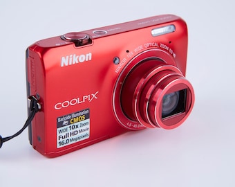 Nikon Coolpix S6300 16MP 10 X Optical Zoom Digital Camera. Vintage Digital Camera. Working Digital Camera. Tested. Point and Shoot Camera.