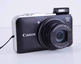 Canon PowerShot SX230 HS 12MP 14X Zoom  Compact Digital Camera. Vintage Digital Camera. Working Digital Camera. Tested. Boxed. Ready to Use.