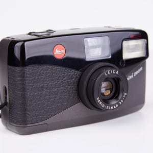 Leica minizoom 35 mm-filmcamera – Vario Elmar-lens, getest, met tas
