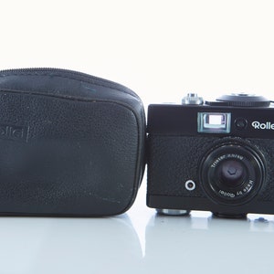Rollei 35 LED Film Camera: Triotar Lens, Case & Strap