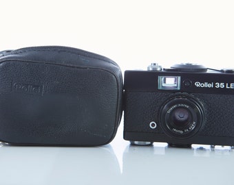 Rollei 35 LED Film Camera: Triotar Lens, Case & Strap