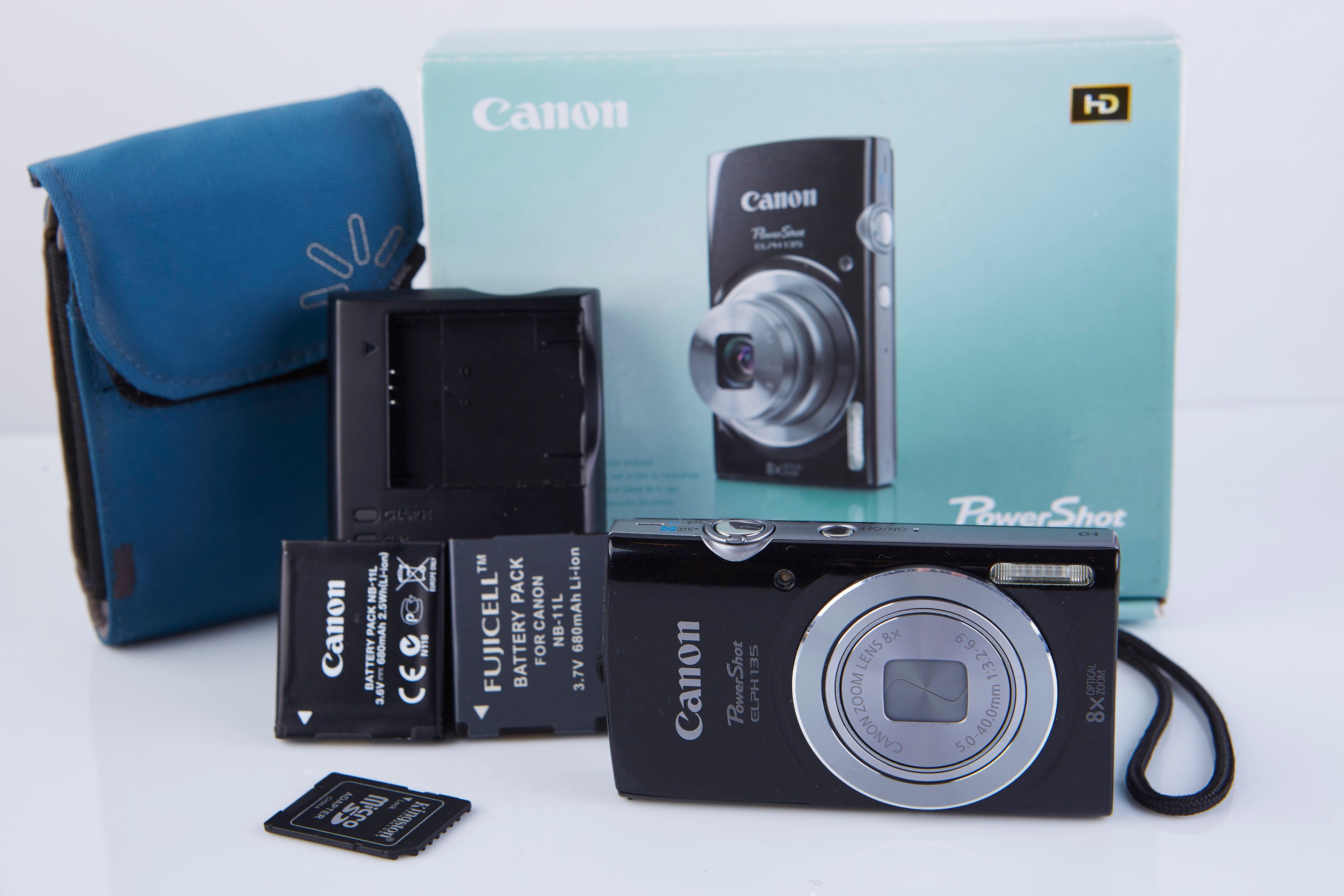 Canon Powershot ELPH 135 16MP 8X Zoom Compact Digital Camera. - Etsy