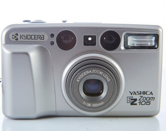 Yashica EZ Zoom 105 Film Camera - Point and Shoot - With Case - Etsy