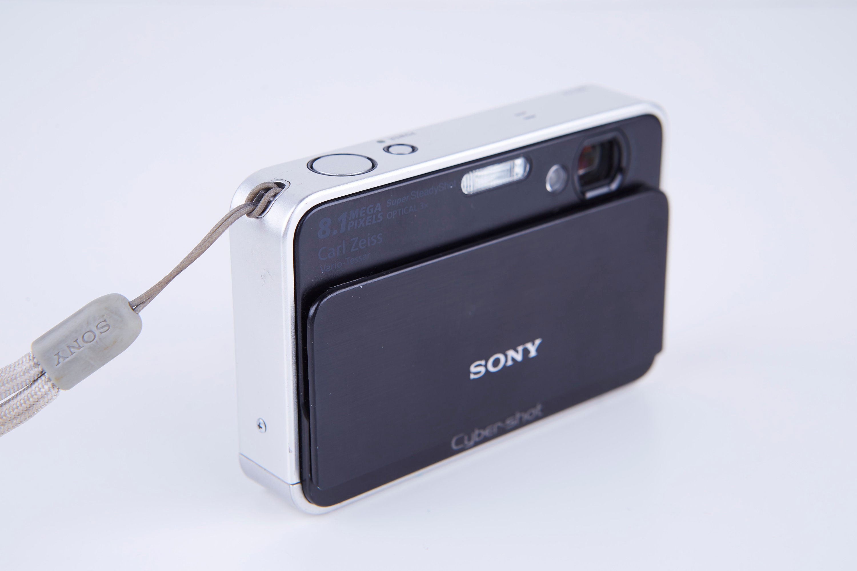 Sony Cyber-Shot DSC-T2 8,1 MP Digitalkamera. Vintage Digitalkamera  