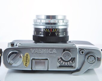 ヤシカ ミニスターD フィルムカメラ：ヤシノン 45mm f/2.8、動作状態
