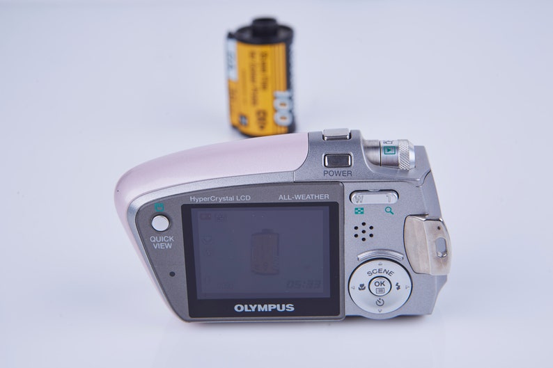 Olympus Mju mini DIGITAL S 5MP 2X Zoom Compact Digital Camera. Vintage Digital Camera. Working Digital Camera. Tested. Boxed. Rare Color. image 6