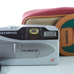Olympus Trip XB41 AF 35mm Film Camera | Point and Shoot | Tested and Working | Vintage Compact Camera | Autofocus | With Case & Strap
