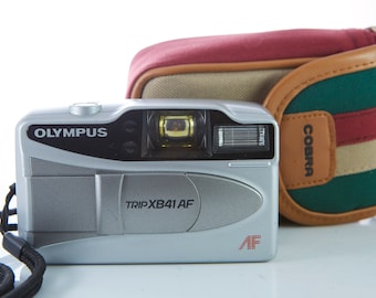 Film Camera Olympus Trip XB41 AF. Film Camera Olympus. Point and Shot Camera. Working Film Camera.