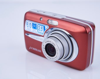 Olympus Mju Digital 600 – 6MP Compact Camera | Tested and Working | Vintage Point & Shoot | Boxed