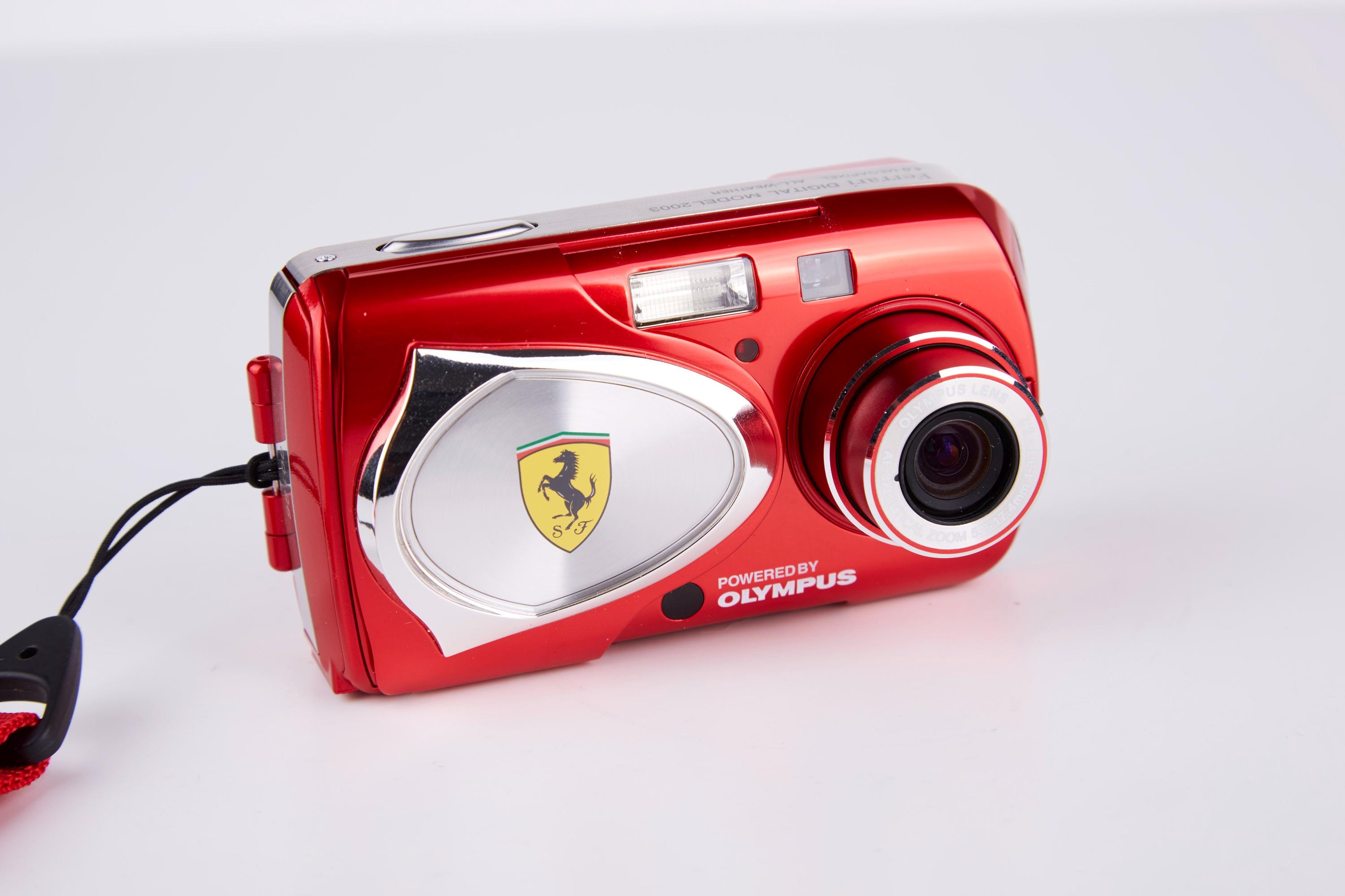 OLYMPUS μ-20 Ferrari DIGITAL MODEL 2003 Olympus Ferrari Digital Camera: Limited Edition 2003 Mju 400