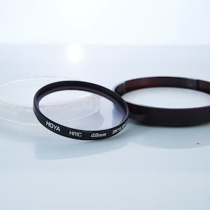 Vintage Lens Filter Hoya 49mm HMC Skylight 1B Filter.