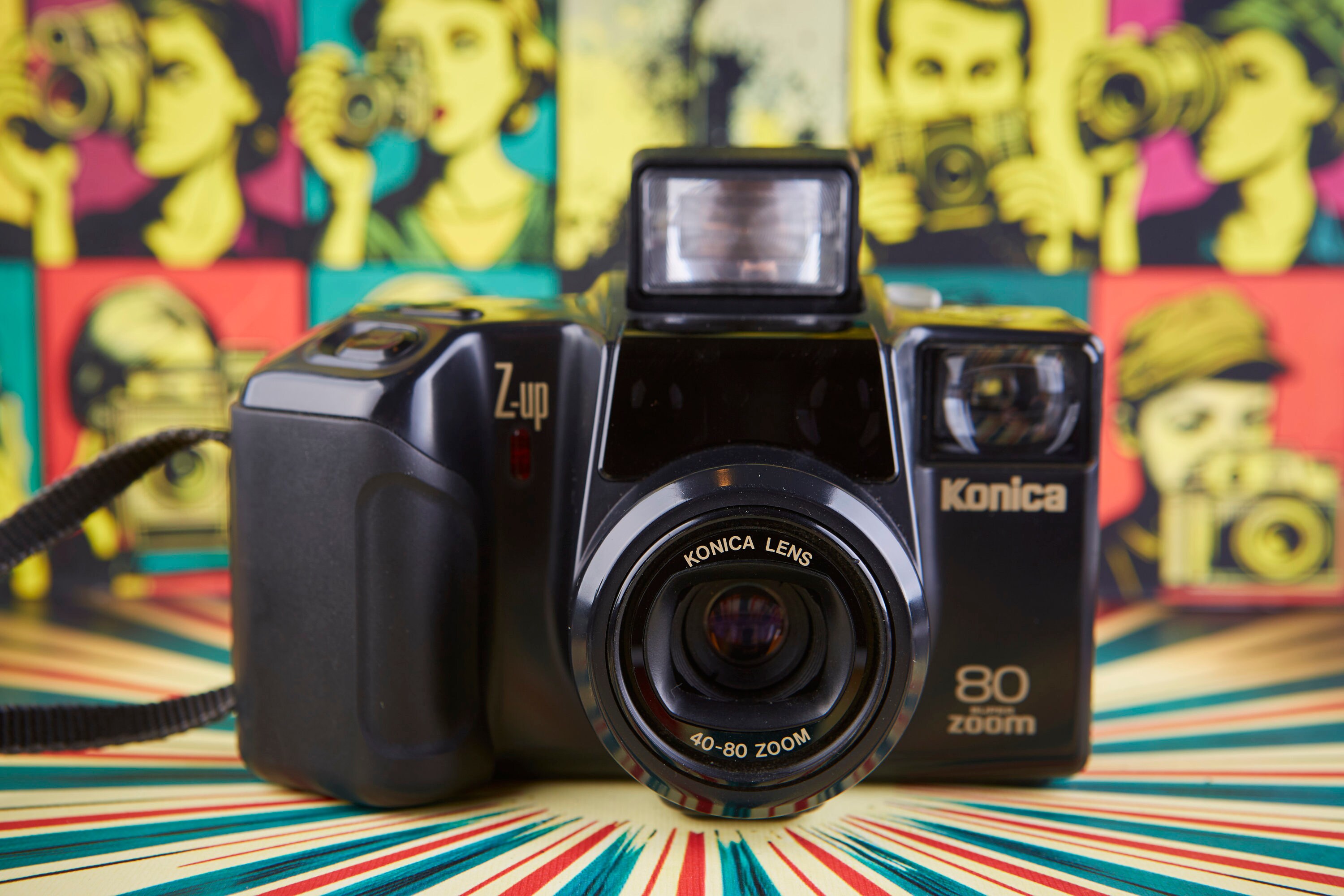 コニカ 日本製 フィルムカメラ コニカ フィルムカメラ(フィルム付)