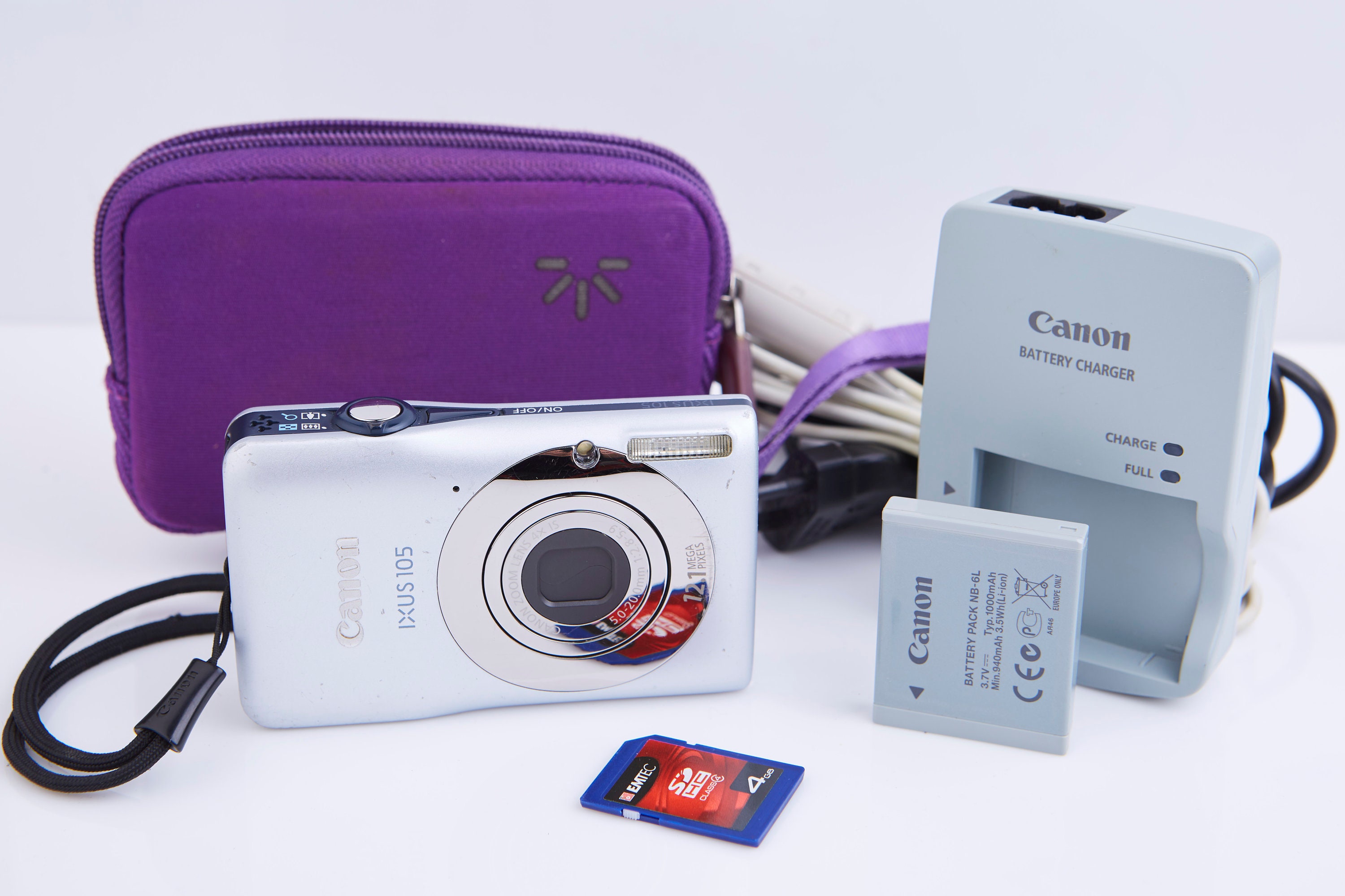 Canon Digital IXUS 105 IS 12MP 4X Zoom Compact Digital Camera