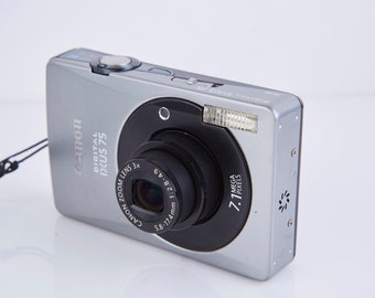 Canon Digital IXUS 75 7MP 3X Zoom  Compact Digital Camera. Vintage Digital Camera. Working Digital Camera. Tested.