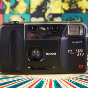 Film Camera Kodak Pro-Star 555. Film Camera Kodak. Point and Shot Camera. Working Film Camera.