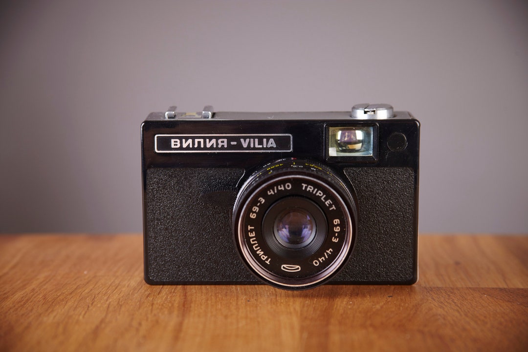 Vilia 35mm Film Camera – Vintage Soviet Viewfinder | Working