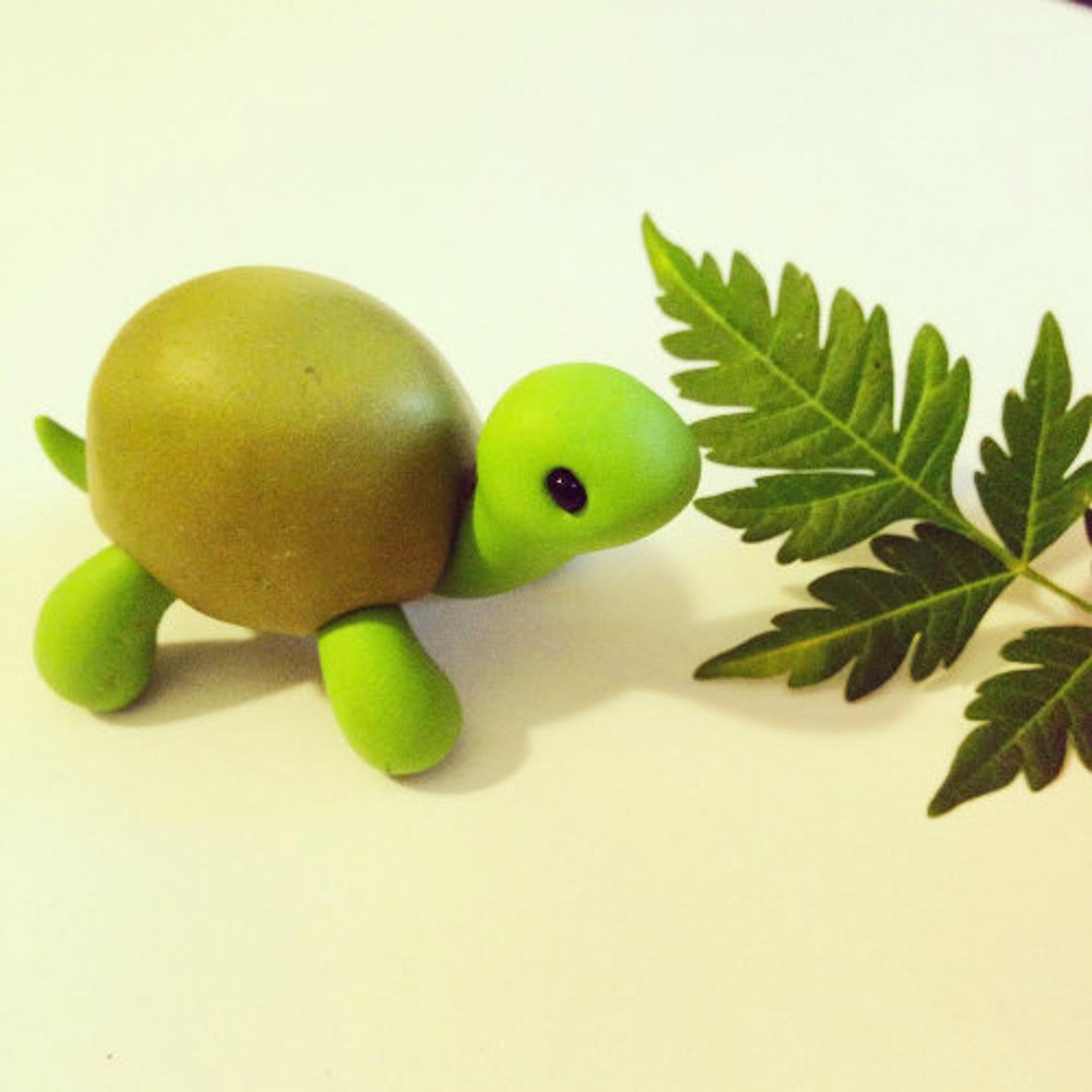 Polymer Clay Miniature Turtle Cute Little Figurine Kawaii - Etsy Polymer Clay Miniature Turtle Cute Little Figurine Kawaii - Etsy