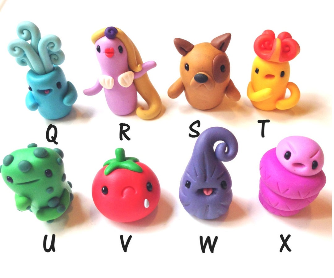 Miniature , Cute Little Polymer Clay Fimo - Figurine Kawaii Style ...