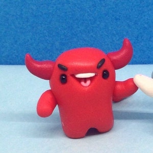 Miniatury Little Devil z gliny polimerowej - urocze figurki w stylu Kawaii