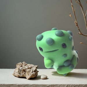 Miniature , Cute Little Polymer Clay Fimo Figurine Kawaii Style Creatures image 5