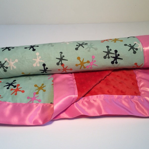 Satin Trim Blanket Etsy