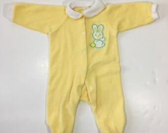 terry cloth baby sleepers
