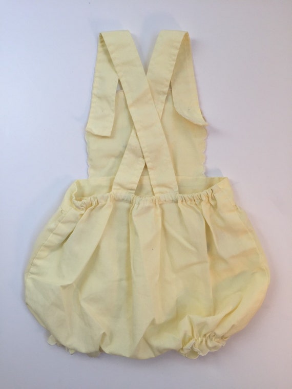 Baby Girl's Vintage Yellow Romper - 6 9 Months - … - image 4