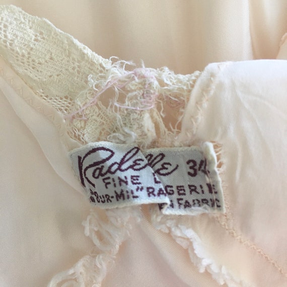 Vintage Radelle Lingerie Bias Cut Nightgown Small… - image 7