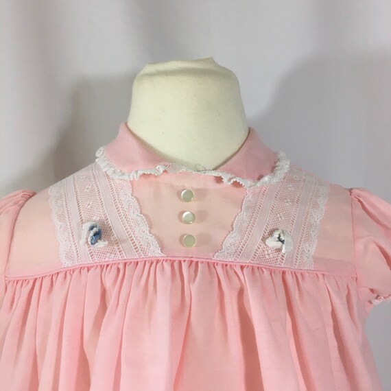 Toddler Girl’s Vintage Length Pink Dress 12 18 24… - image 3