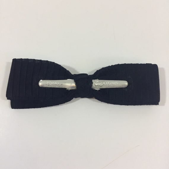 Vintage Bow Tie - Clip On Bow Tie - 60's Bow Tie … - image 3