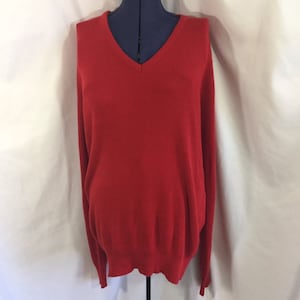 Maglione maglia Vintage - Vintage rosso maglione - Vintage XL alto maglione - Vintage Puritan maglione - uomini - nonno maglione
