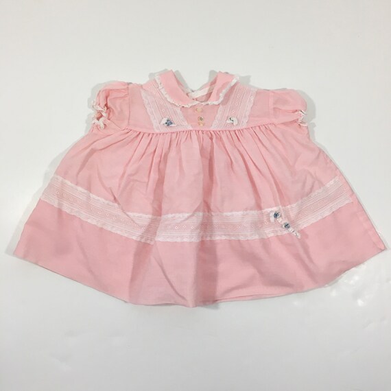 Toddler Girl’s Vintage Length Pink Dress 12 18 24… - image 7