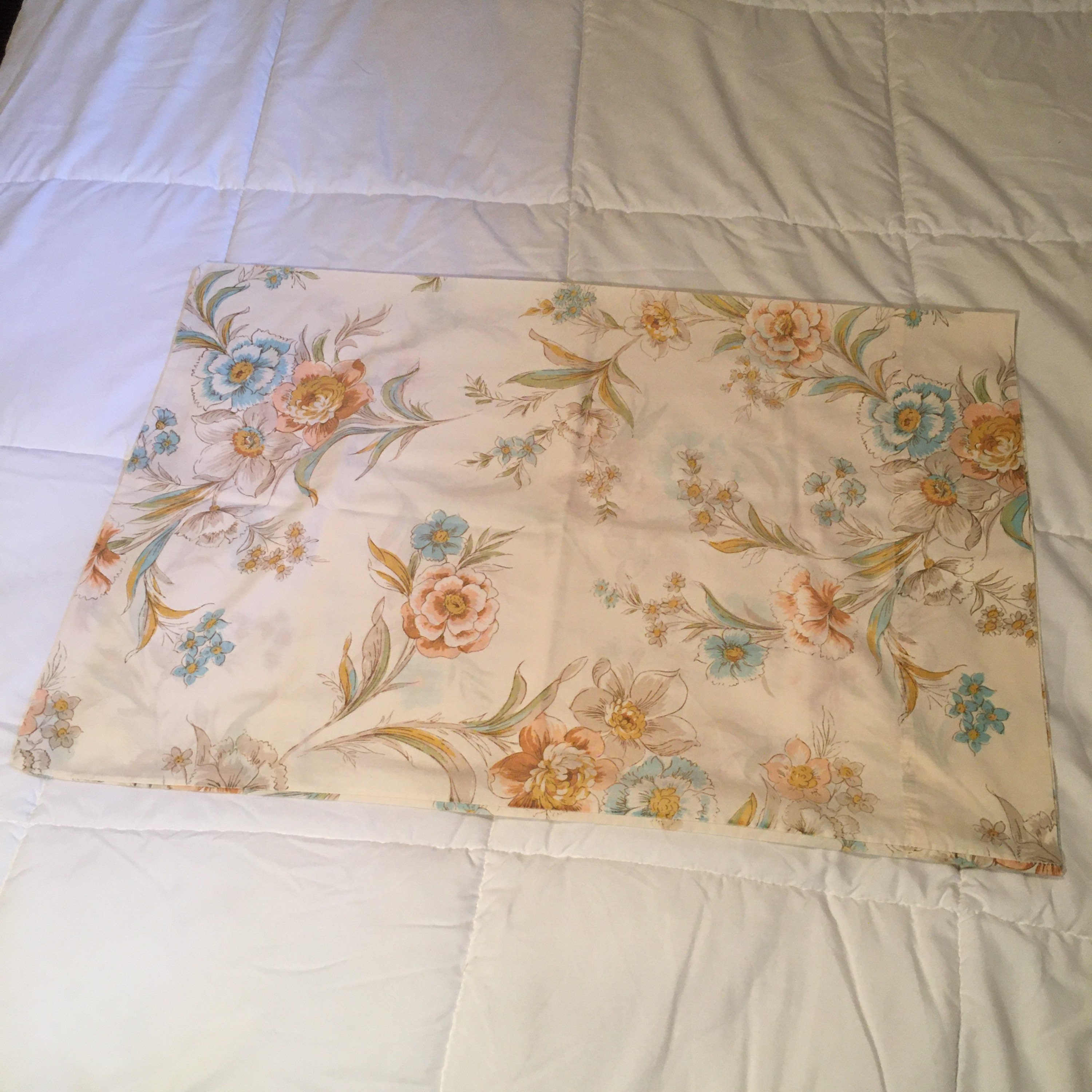Vintage 70s JC Penney Percale Pillowcase Set of 2 Vintage Etsy